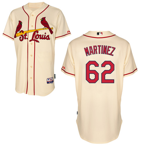 Carlos Martinez #62 MLB Jersey-St Louis Cardinals Men's Authentic Alternate Cool Base Baseball Jersey